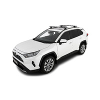 Rhino-Rack Vortex RCH Black 2 Bar Roof Rack for TOYOTA Rav4 Gen 5 XA50 With Flush Rails 5DR SUV (05/2019-Current) - JB1676