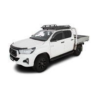 Rhino-Rack Pioneer Tradie (1528 x 1236mm) & Backbone for TOYOTA Hilux Gen 8 Double Cab 4DR Ute (10/2015-Current) - JC-00302