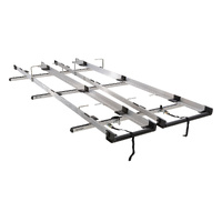 Rhino-Rack Multislide Double 3.0m Ladder Rack System for VOLKSWAGEN Transporter T6 LWB (Standard Roof) 2DR Van (12/2015-Current) - JC-01136