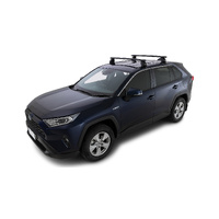 Rhino-Rack Vortex 2500 Black 2 Bar Roof Rack for TOYOTA Rav4 Gen 5 XA50 5DR SUV (01/2019-Current) - JC-01375