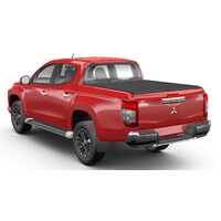 Mountain Top  MTR Manual Roller Cover to suit Mitsubishi Triton Dual Cab 2015 - Onwards (Black) 