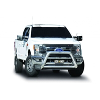 ECB Silver Hammertone Nudge Bar to suit Ford F250 Super Duty Ex Limited MY17 - Onwards