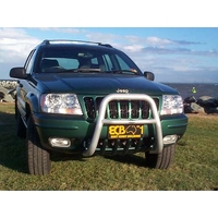 ECB Black Ripple Nudge Bar - Series 2 to suit Jeep Grand Cherokee 06/99 - 06/05