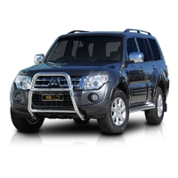 ECB Polished Nudge Bar - Series 2 to suit Mitsubishi Pajero NW 10/11 - 06/14