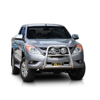 ECB Black Ripple Nudge Bar - Series 2 to suit Mazda BT-50 2WD Highrise 10/11 - 03/18