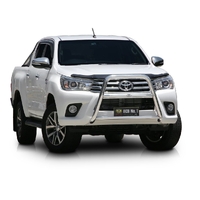 ECB Black Ripple Nudge Bar - Series 2 to suit Toyota HiLux SR 4WD Wide Cab 07/15 - 05/18