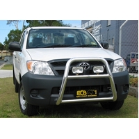 ECB Polished Nudge Bar - Series 2 to suit Toyota HiLux 4WD 03/05 - 07/11