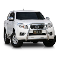 ECB Textura Black Nudge Bar - Series 2 to suit Nissan Navara NP300 04/15 - 11/20