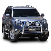 ECB Polished Nudge Bar - Series 2 to suit Toyota Prado 150 Series 2 VX 11/13 - 10/17