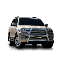 ECB Textura Black Nudge Bar - Series 2 to suit Toyota LandCruiser 200 Series GX 01/16 - 06/21