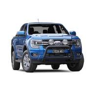 ECB Silver Hammertone Nudge Bar to suit Ford Ranger 05/22 - Onwards