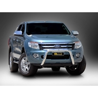 ECB Textura Black Nudge Bar to suit Ford Ranger PX 4WD Highrise 10/11 - 06/15