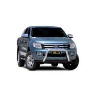 ECB Textura Black Nudge Bar to suit Ford Ranger PX 2WD Highrise 10/11 - 06/15