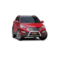 ECB Textura Black Nudge Bar to suit Hyundai Santa-Fe 09/12 - 03/18