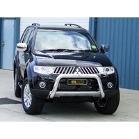 ECB Black Ripple Nudge Bar to suit Mitsubishi Challenger PB 01/09 - 06/13