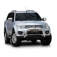 ECB Textura Black Nudge Bar to suit Mitsubishi Challenger PC 07/13 - Onwards