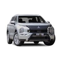 ECB Silver Hammertone Nudge Bar to suit Mitsubishi Outlander 08/21 - Onwards