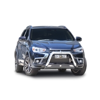 ECB Silver Hammertone Nudge Bar to suit Mitsubishi ASX 10/16 - 07/17