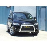 ECB Black Ripple Nudge Bar to suit Mitsubishi Outlander ZH Excludes RX 10/09 - 10/12