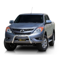 ECB Polished Nudge Bar to suit Mazda BT-50 2WD Highrise 10/11 - 03/18