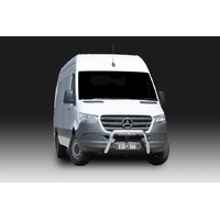 ECB Polished Nudge Bar to suit Mercedes-Benz Sprinter RWD/AWD 11/18 - Onwards