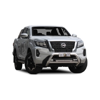 ECB Silver Hammertone Nudge Bar to suit Nissan Navara 12/20 - Onwards