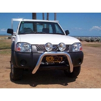 ECB Textura Black Nudge Bar to suit Nissan Navara D22 4WD (Thai) 10/09 - 12/14