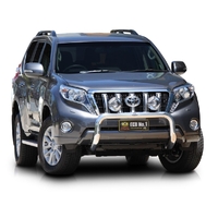 ECB Polished Nudge Bar to suit Toyota Prado 150 Series 2 VX 11/13 - 10/17