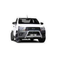 ECB Black Ripple Nudge Bar to suit Toyota HiLux SR Narrow Cab 05/19 - 07/20