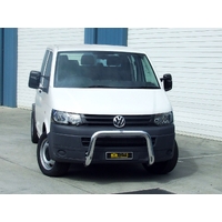 ECB Black Ripple Nudge Bar to suit Volkswagen Transporter 04/10 - 06/15