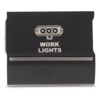 Bushranger Night Hawk Work Light Switch to suit Volkswagen Amarok 2016 - 2023 Top Dash (Chrome Strip)