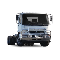 ECB Textura Black Alloy BullBar, FUPS Compatible to suit Fuso Fighter FM/FN 01/20 - Onwards