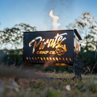 Pirate Camp Co. The Ultimate Collapsible BBQ Fire Pit