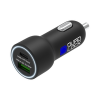 Quad Lock - 48W Dual Car Charger - USB-C PD + USB-A QC3.0