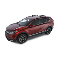 Rhino-Rack Vortex RVP Black 2 Bar Roof Rack for HONDA CR-V 5th Gen With Flush Rails 5DR SUV (01/2017-12/2023) - RVP46