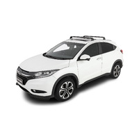 Rhino-Rack Vortex RVP Black 2 Bar Roof Rack for HONDA HR-V Gen 2 With Flush Rails 5DR SUV (01/2015-12/2022) - RVP82