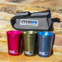 MSA 4x4 Travel Cups with Canvas Storage Bag (6-Pack)